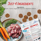 Farmland Traditions Filler Free Dogs Love Duck & Carrot Premium Jerky Treats. (5 oz)
