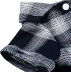 Koneseve Dog Shirt, Pet Plaid Clothes Shirt T-Shirt, Sweater Bottoming Shirt for Small Dog Cat Puppy Grid Adorable Wearing Stylish Cozy Halloween,Christmas Costumes (Blue;XXL)