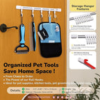 All-in-1 Pet Grooming Kit for Dogs and Cats, Shedding Comb, Dematting Tool, Reusable Electrostatic Hair Removal Glove, Hair Collector Keychain