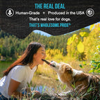 Wholesome Pride Smoked Salmon Skins Natural Healthy Dog Treats, USA Made Sustainably Sourced Dehydrated Treats, 4oz