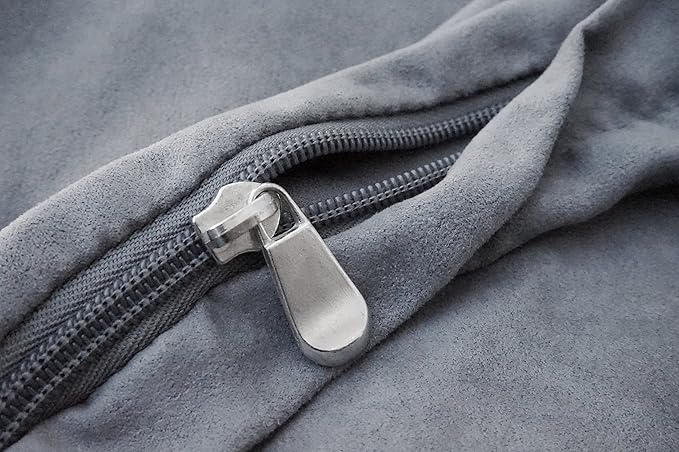 Dogbed4less Waterproof Orthopedic Cooling Memory Dog Bed for Large and Extra Large Dogs, Suede Gray Color, Jumbo 55X47X4 Inches