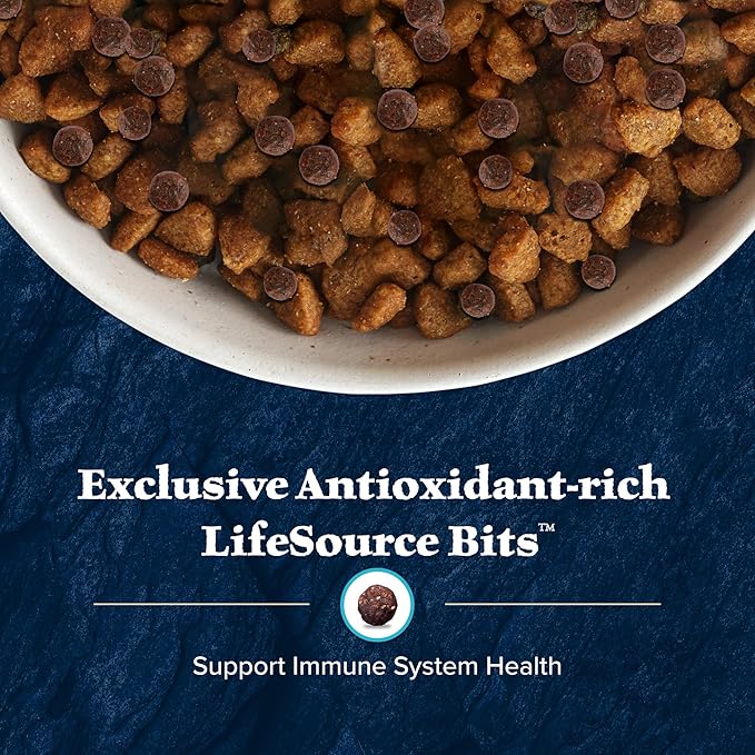 Blue Buffalo Wilderness Natural High-Protein, Small-Bite Dry Food for Adult Dogs, WITH WHOLESOME GRAINS, Chicken, 28-lb Bag