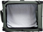Amazon Basics Folding Portable Soft Pet Dog Crate Carrier Kennel, 42 x 31 x 31 inches, Grey