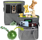 Dog Treat Pouch 2.0, Strong Magnetic Closure, Poop Bag Dispenser (Including Collapsible Dog Bowl, Training Clicker, Poop Bags)