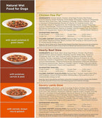 Rachael Ray Nutrish Premium Natural Wet Dog Food, Savory Favorites Variety Pack, 8 Ounce Tub (Pack of 6)