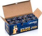 LOVING Paws Poop Bags - 140 Heavy Duty, Extra Thick & Leak Proof, Count Easy Open Refill Rolls (140 Bags)