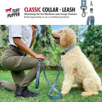 Tuff Pupper Classic Heavy Duty Dog Collar | 10x Stronger Than Leather | 100% Waterproof & Odor Proof Dog Collar | Tough Rust-Proof All Metal Hardware Small (12-15" Neck)