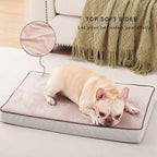 Orthopedic Memory Foam Dog Bed, Cooling Dog Beds for Medium/Large Dogs -Waterproof Pet Bed for Crate with Removable Washable Cover, L(35inch,65Lbs)