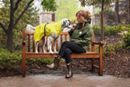 Goldpaw Rainpaw Waterproof Dog Raincoat - Durable Dog Rain Jacket for All Seasons - Easy to Wear, Adjustable, Premium Pet Outerwear - Made in The USA - Machine Washable - Red - Size 24