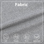 Dog Fleece Vest - Grey, L - Soft Warm Sleeveless Sweater | Stretchable Sweatshirt for Small Breeds, Lightweight for Outoor Walking, Dachshund Clothes, Mini Schnauzer