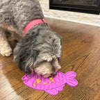 SPOT Soother Lick Mat-Licking Mat for Cats, Kittens, Medium and Large Dogs and Puppies, Food Grade Rubber, Anxiety Reliever, Dog Peanut Butter Lick Pad, Slow Feeder, 9.75inch, Fish (Pack of 2)