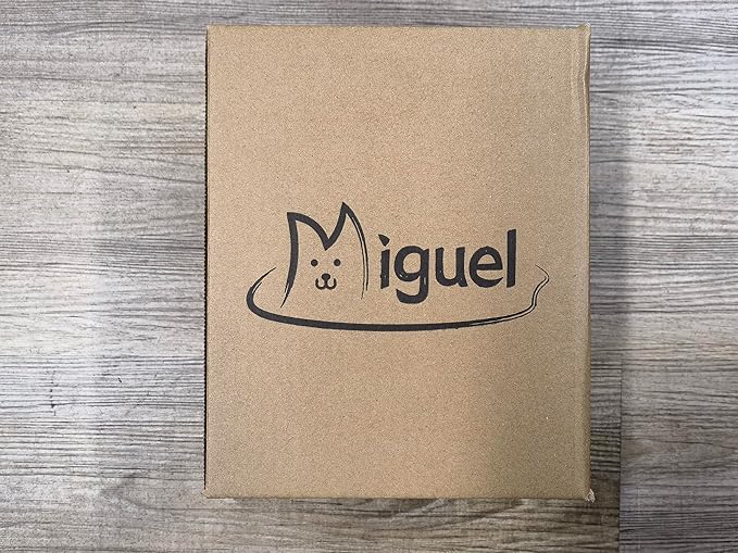 Miguel Dog Bed with Removable Cushion/Pillow for Medium Small Dogs, Washable Pet Bed with Side Easy to Wash Puppy Bed, Large Rectangle Cat Bed for Indoor Cat with Anti-Slip Bottom, Blue 35 Inch