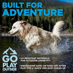 Playology Hound2O Dog Toys | Squeaky Boomerang Floating Toy for Dogs | Green Outdoor Toy - Easy to Clean and Made from Non Toxic Materials