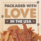 Mighty Paw Naturals Chicken Jerky Dog Treats | Chicken Jerky for Small, Medium and Large Breeds. All Natural Dog Treats. Natural Chews Treat for Large Pets, and Puppies. 14 oz