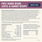 Canidae Pure Farm to Bowl Free-Range Bison, Lentil & Carrot, Adult, Grain-Free Dry Dog Food, 21lb