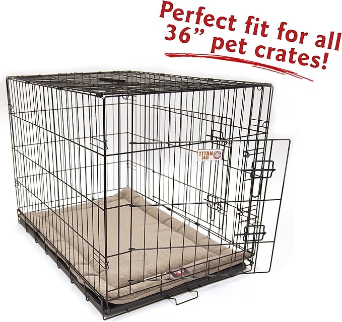 36" Villa Pearl Crate Dog Bed Mat By Majestic Pet Products
