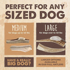 Mighty Paw Naturals Split Elk Antler for Dogs | USA Sourced, Long Lasting Chew for Aggressive Chewers – Low Odor, Natural Alternative to Dog Toys