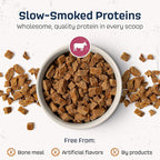 Natural Dog Food - Slow-Roasted Beef Bowl with Ancient Grains, Vegetables & Fruits - Ideal Wet/Dry Meal or Premium Dog Food Toppers for Picky Eaters (2 lbs)