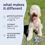 Petpost Tear Stain Remover Comb for Dogs | Extra Fine Stainless Steel Dog Eye Comb | Gentle Grooming Tool for Shih Tzu, Maltese & Small Breeds | Dog Face Comb for Eye Cleaning