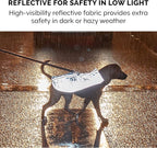 Furhaven Water-Repellent XL Dog Coat, Washable & Reflective w/ Leash Access & Stretch Fabric - Pro-Fit Active Jacket - Chrome, Extra Large
