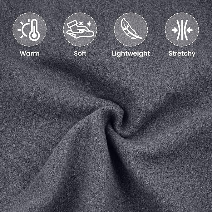 ROZKITCH Dog Sweaters Soft Fleece Pullover Sweatshirt Pajamas, Turtleneck Warm Pet Cold Weather Jacket Stretchy Vest Jumpsuit Apparel Outfit Clothes for Small Medium Large Dogs Walking Sleep Grey 3XL