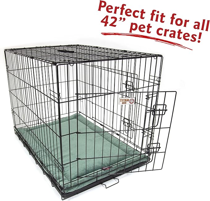 42" Villa Azure Blue Crate Dog Bed Mat By Majestic Pet Products