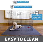 Drymate Jumbo Dog Playpen Mat (60x74), Super Absorbent, Waterproof, Slip-Resistant, Machine Washable, Reusable Puppy Pad for Training, Whelping, Housebreaking, Incontinence, Crate, Kennel (USA Made)