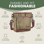 BEAU&FUR Large Dog Treat Pouch with Clicker for Training – 4 Cup Capacity, Built-In Poop Bag Dispenser, Expandable Pocket, Metal Buckle, Large Back Pocket, Ideal Design for Walks and Training – Green