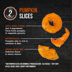 Wholesome Pride Pumpkin Slices 100% All-Natural Limited Ingredient Dehydrated Dog Treats, 5 oz