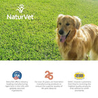 NaturVet GrassSaver|Biscuits for Dogs – Help Keep Grass Green, Rid Your Lawn of Yellow Patches Caused by Dog Urine| No More Yellow Spots| DL-Methionine Peanut Butter Flavor – 11 oz