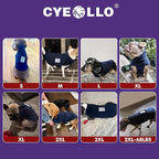 cyeollo XL Dog Sweater, Fleece Dog Sweaters Soft Stretchy Doggie Vest Turtleneck Doggy Sweatshirt Warm Fall & Winter Clothes for Medium to Large Dogs Girl, Purple XL