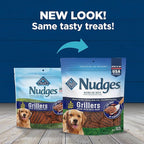Blue Buffalo Nudges Grillers Natural Dog Treats, Beef, 16oz