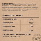 Vital Essentials Freeze-Dried Raw Beef Meal or Mixer Dog Food Crunchy Mini Nibs, 5.5 oz