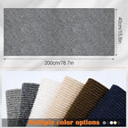 Cat Scratch Furniture Protector - 78.7" x 15.8" Trimmable Self-Adhesive Cats Claws Scratch Pads, Sisal DIY Climbing Couch Protector for Scratch Post Cat Tree Replacement Indoor (Light Gray)
