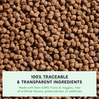 Open Farm, Ancient Grains Dry Dog Food for Puppies, Protein-Rich & Nutrient Dense, 90% Animal Protein Mixed with Non-GMO Fruits, Veggies and Superfoods, Chicken & Salmon Recipe for Puppy, 22lb Bag