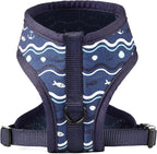 Mile High Life Step in Dog Harness for Small Dogs No Pull, Easy Get on Air Mesh Vest Harness, Adjustable Easy Closures Both Neck and Chest (Blue, XS Chest 11.4"-16.1")