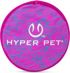 Hyper Pet Flippy Flopper 9" Flying Disc Soft Dog Toy, Floats in Water & Safe on Teeth, Pack of 1, Purple Swirl Design