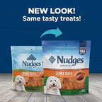Blue Buffalo Nudges Jerky Cuts Natural Dog Treats, Duck, 10oz