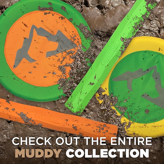 Playology Hound2O Dog Toys | Fetch StickToy for Dogs, Orange | Durable Rubber Outdoor Toy - Easy to Clean and Made from Non Toxic Materials