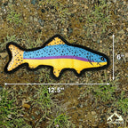 Plush Dog Toys | Spotted Trout Fish Stuffed Animal Squeaky Toy for Dogs | Outdoor Pet Toy Built for Adventure