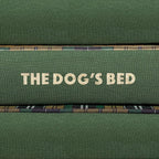 Replacement Outer Cover for The Dog's Bed Orthopedic with Sides, Washable Fabric, Medium (Green Tartan)