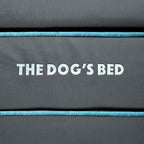 The Dog’s Bed Orthopedic Headrest Dog Bed XL Grey/Blue, Memory Foam, Pain Relief for Arthritis, Hip & Elbow Dysplasia, Post Surgery, Lameness, Waterproof Washable Cover