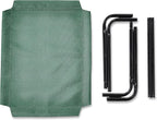 Amazon Basics Cooling Breathable Elevated Dog Bed with Metal Frame for Small Dogs, 36 x 22 x 7.5 Inch, Green