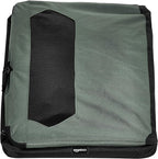 Amazon Basics Folding Portable Soft Pet Dog Crate Carrier Kennel, 42 x 31 x 31 inches, Grey