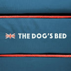 The Dog’s Bed Orthopedic Memory Foam Dog Bed, XXXL Blue Oxford with Red Trim UK Flag, Pain Relief for Arthritis, Hip & Elbow Dysplasia, Post Surgery, Supportive, Calming, Waterproof Washable